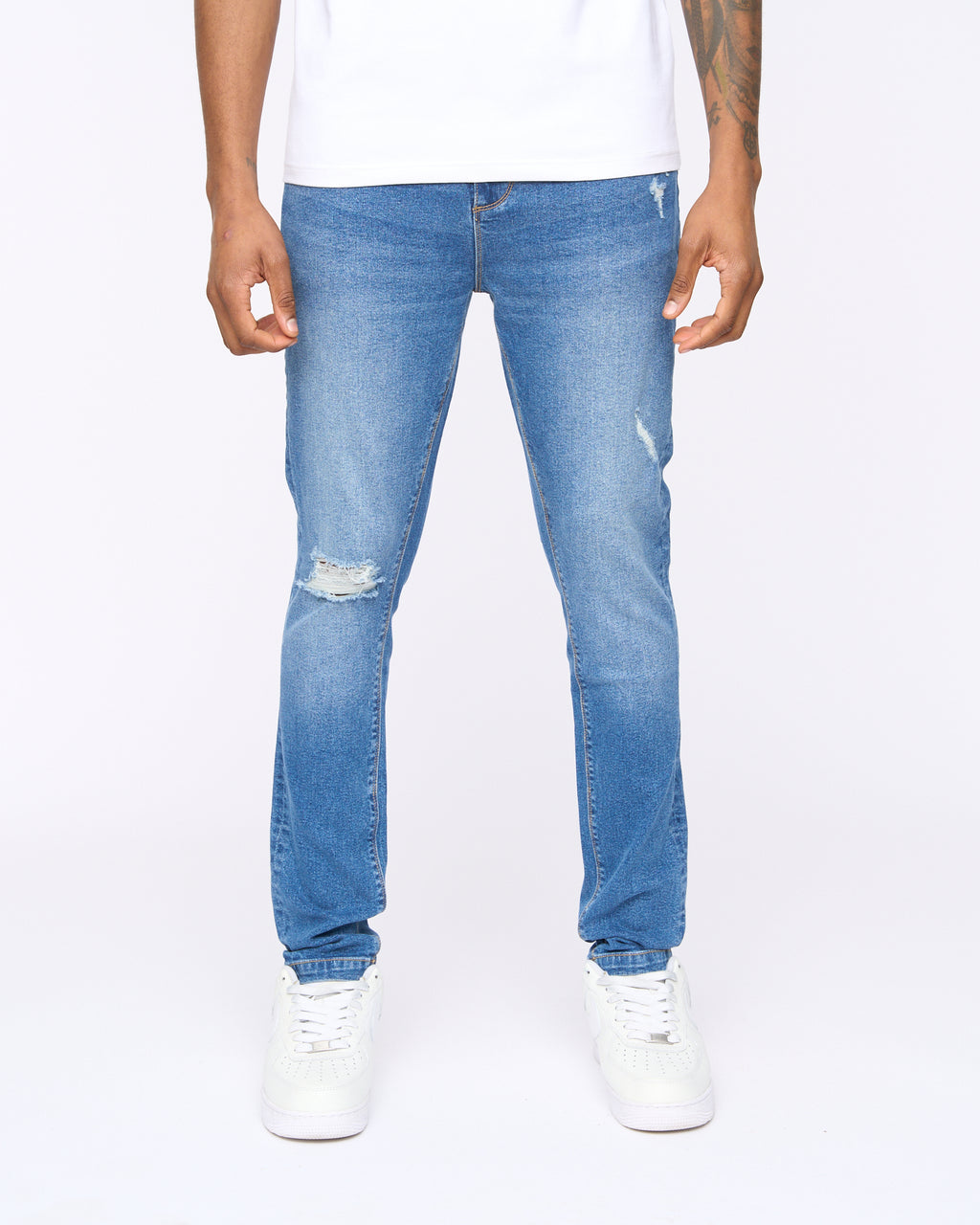 Sik Silk Skinny Roke  Jeans Light Blue