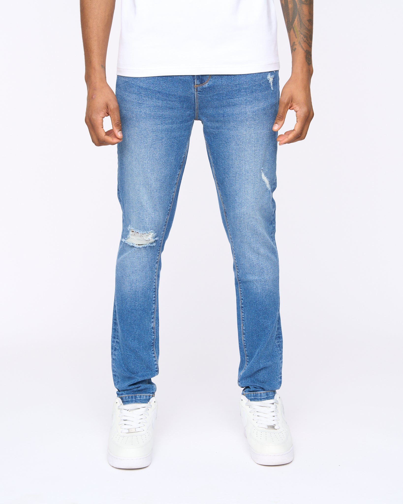 Sik Silk Skinny Roke  Jeans Light Blue