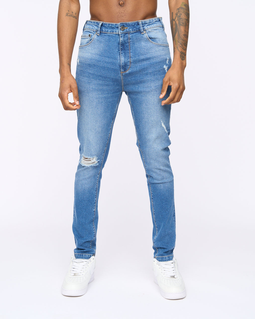 Sik Silk Skinny Roke  Jeans Light Blue
