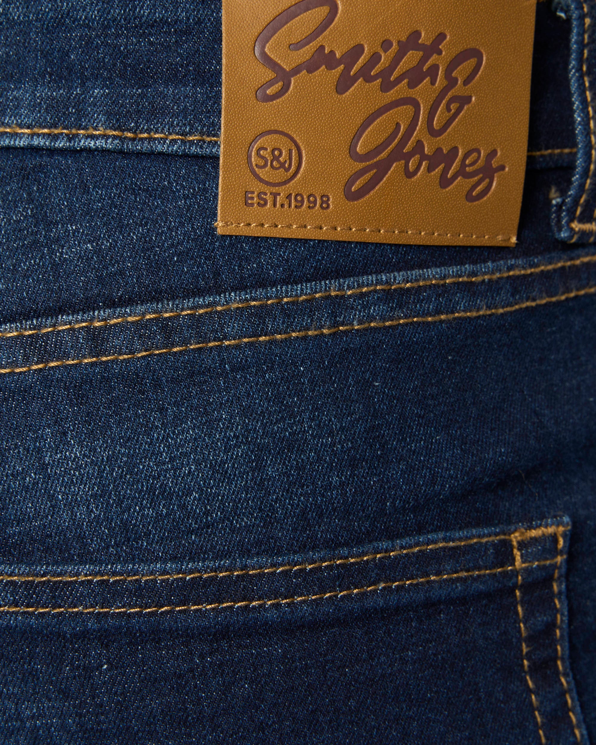Mens Nezzy Straight Leg Jeans Dark Wash