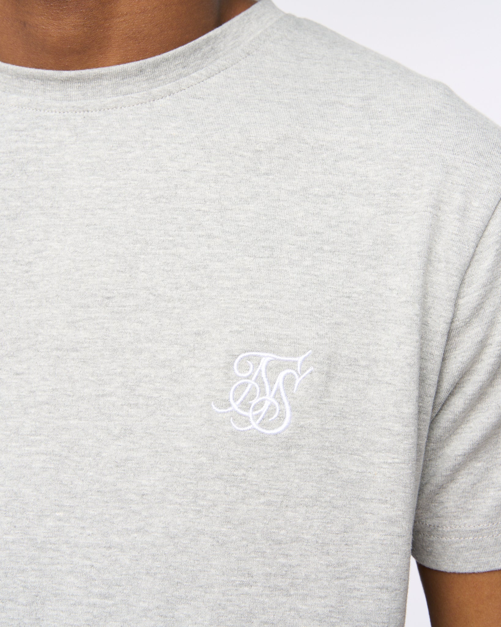 Sik Silk T Shirt Gray