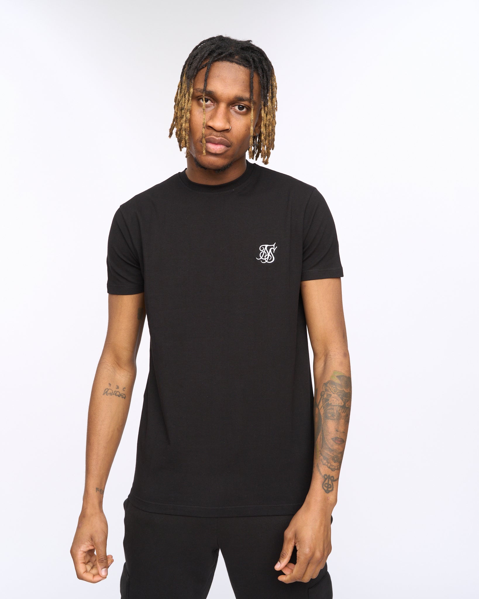 Sik Silk T-Shirt Black
