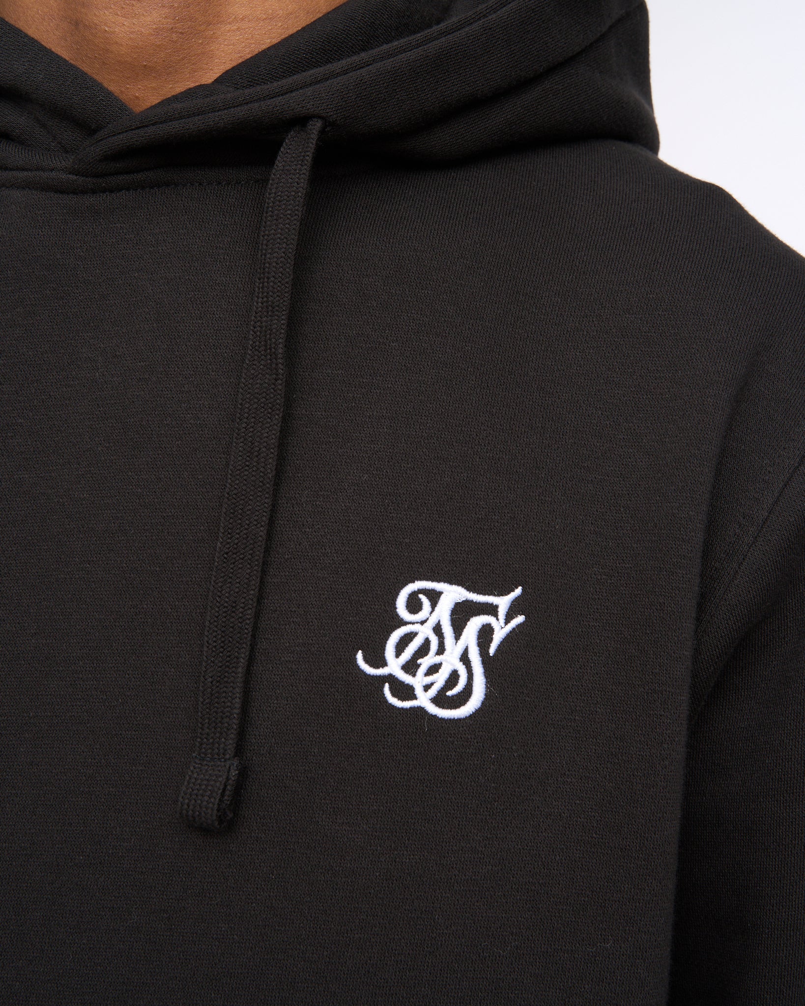 Sik Silk Logo Hoodie Black