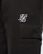 Sik Silk Black Essentials Cargo Shorts