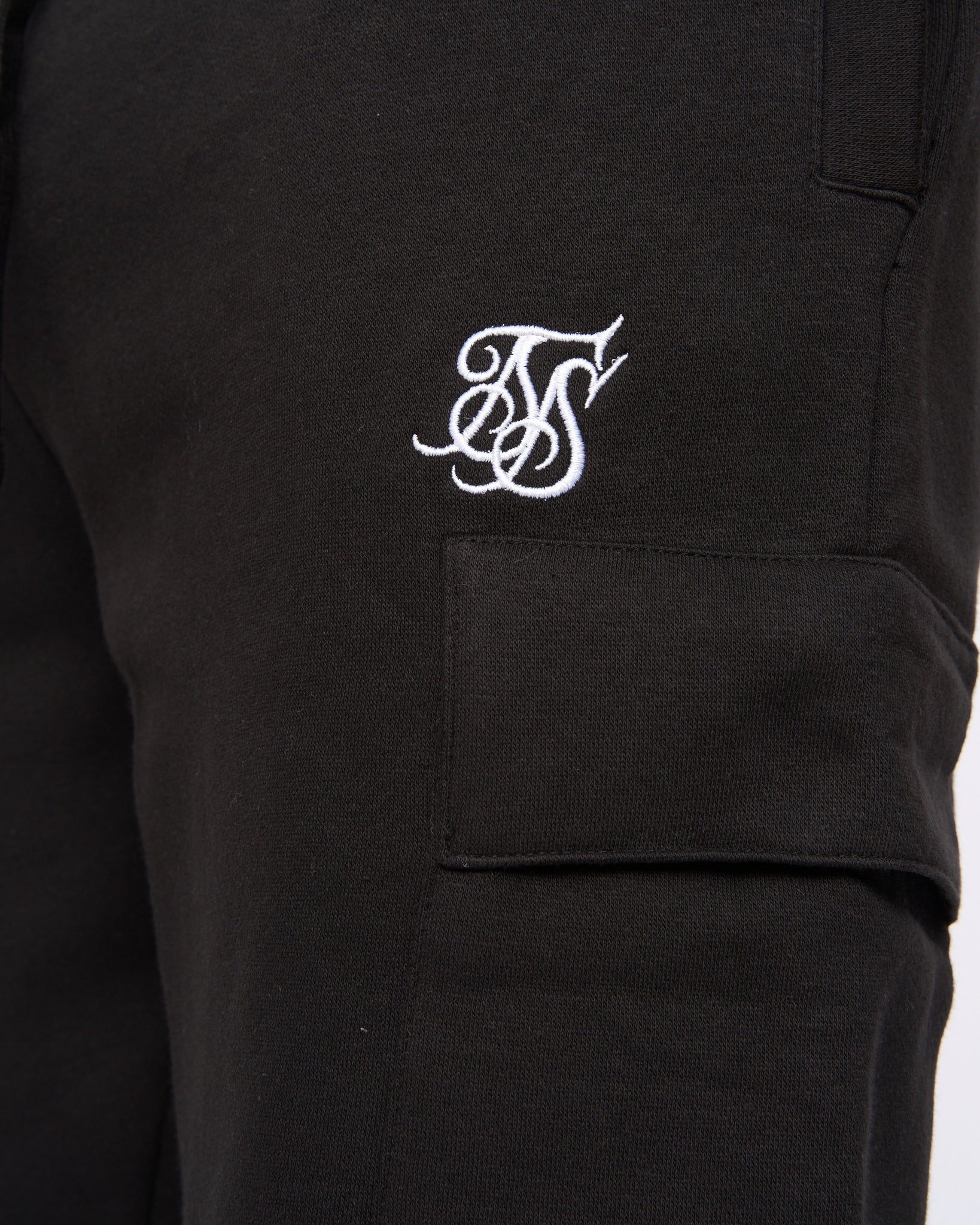 Sik Silk Black Essentials Cargo Shorts