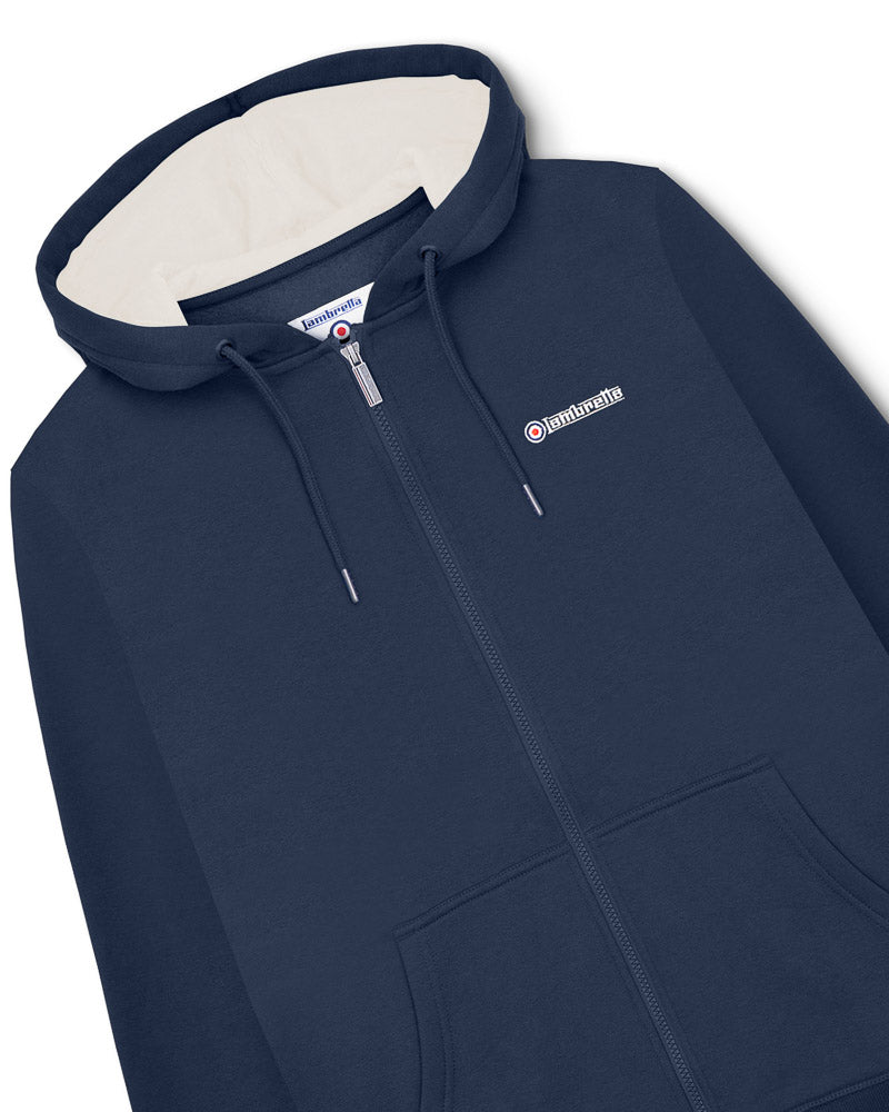 Lambretta full Zip Hoody  Navy