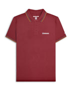 Lambretta Twin Tipped Polo Burgundy