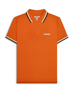 Lambretta Triple Tip Polo Burnt Orange