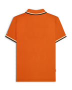 Lambretta Triple Tip Polo Burnt Orange