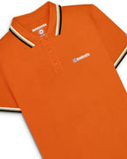 Lambretta Triple Tip Polo Burnt Orange