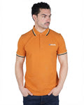 Lambretta Triple Tip Polo Burnt Orange