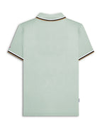 Lambretta triple tip polo  Pale Aqua