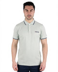 Lambretta triple tip polo  Pale Aqua