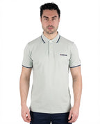Lambretta triple tip polo  Pale Aqua