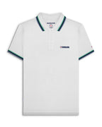 Lambretta triple tip polo white