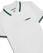 Lambretta triple tip polo white