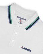 Lambretta triple tip polo white