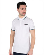Lambretta triple tip polo white
