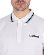 Lambretta triple tip polo white