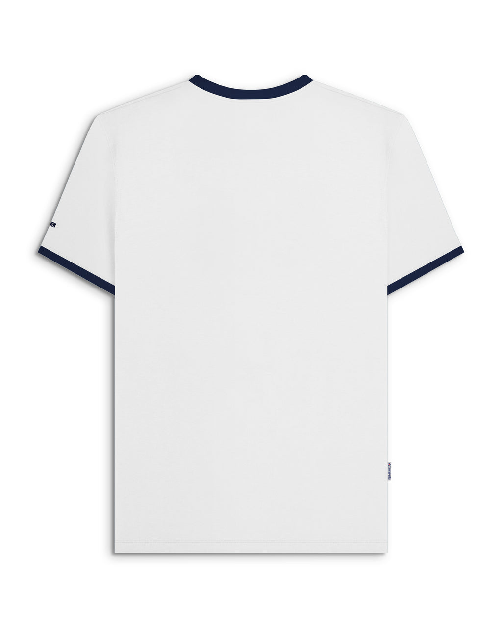 Lambretta Logo Ringer T shirt  White