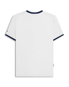 Lambretta Logo Ringer T shirt  White