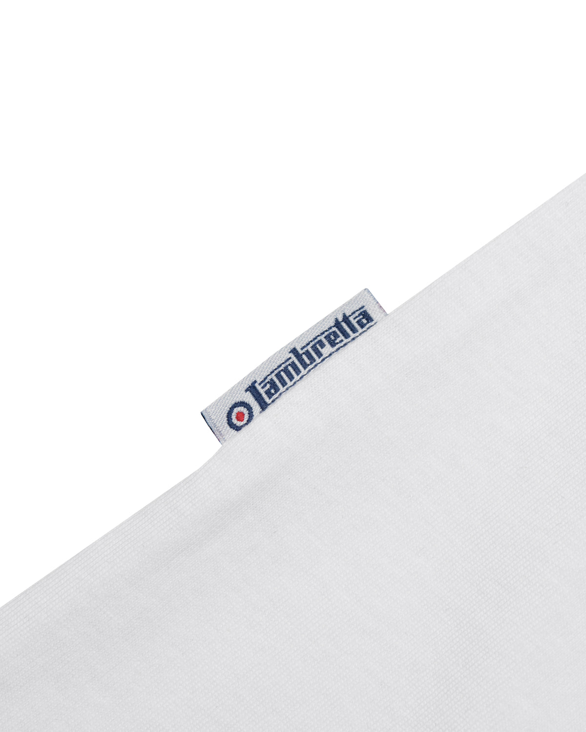 Lambretta Logo Ringer T shirt  White
