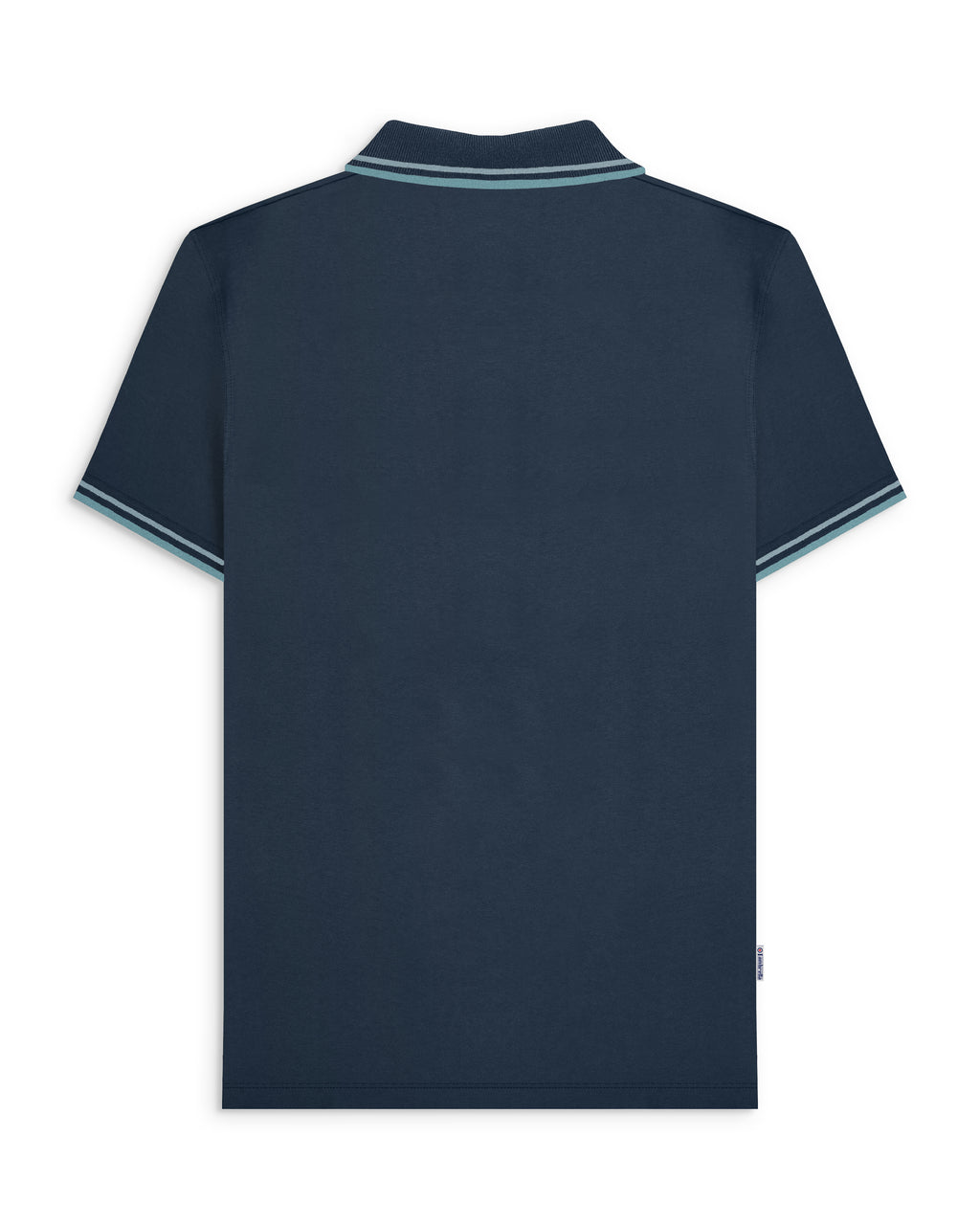 Mens Lambretta Houndstooth Polo Navy
