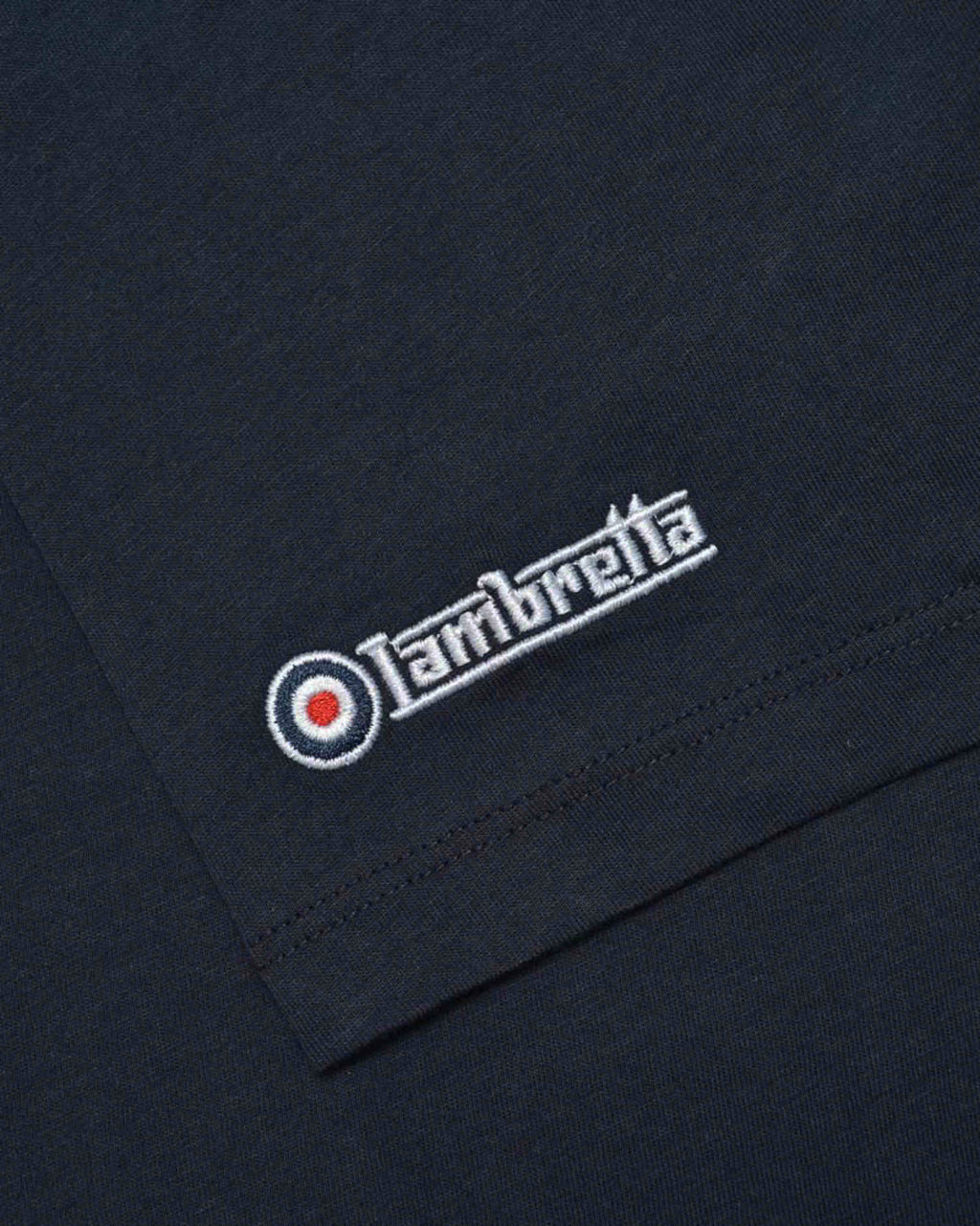 Lambretta Badges T shirt  Navy