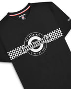 Lambretta Check T-Shirt Black