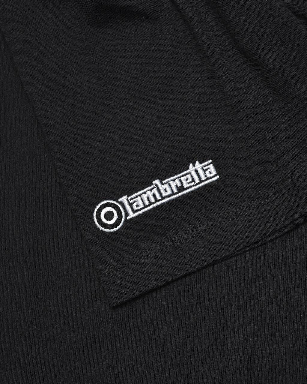 Lambretta Check T-Shirt Black