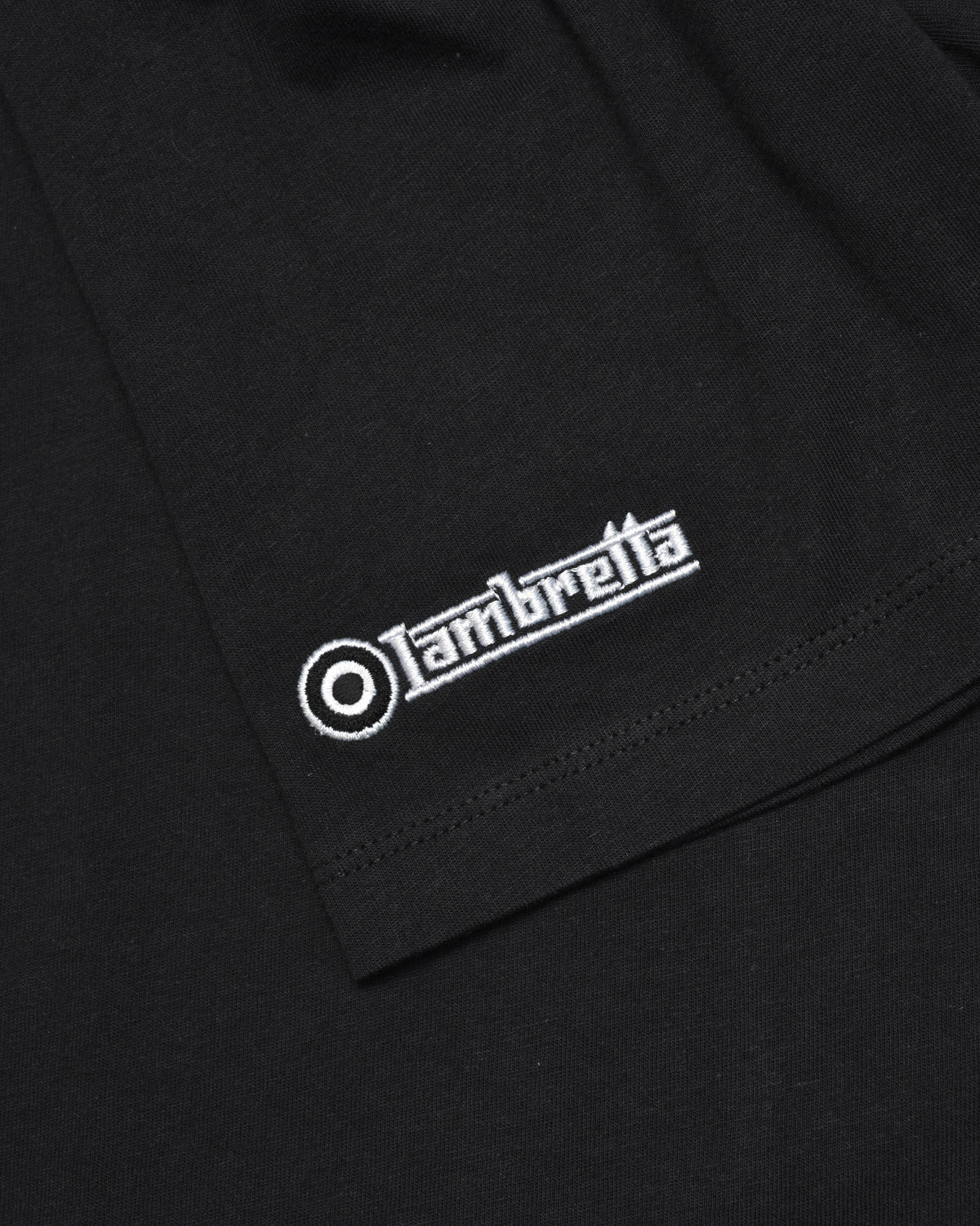 Lambretta Check T-Shirt Black