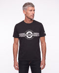 Lambretta Check T-Shirt Black