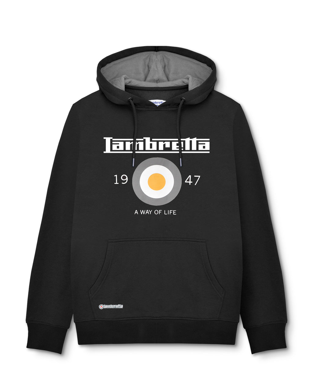 Lambretta Target Hoodie Black
