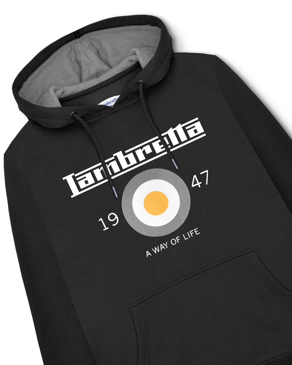 Lambretta Target Hoodie Black