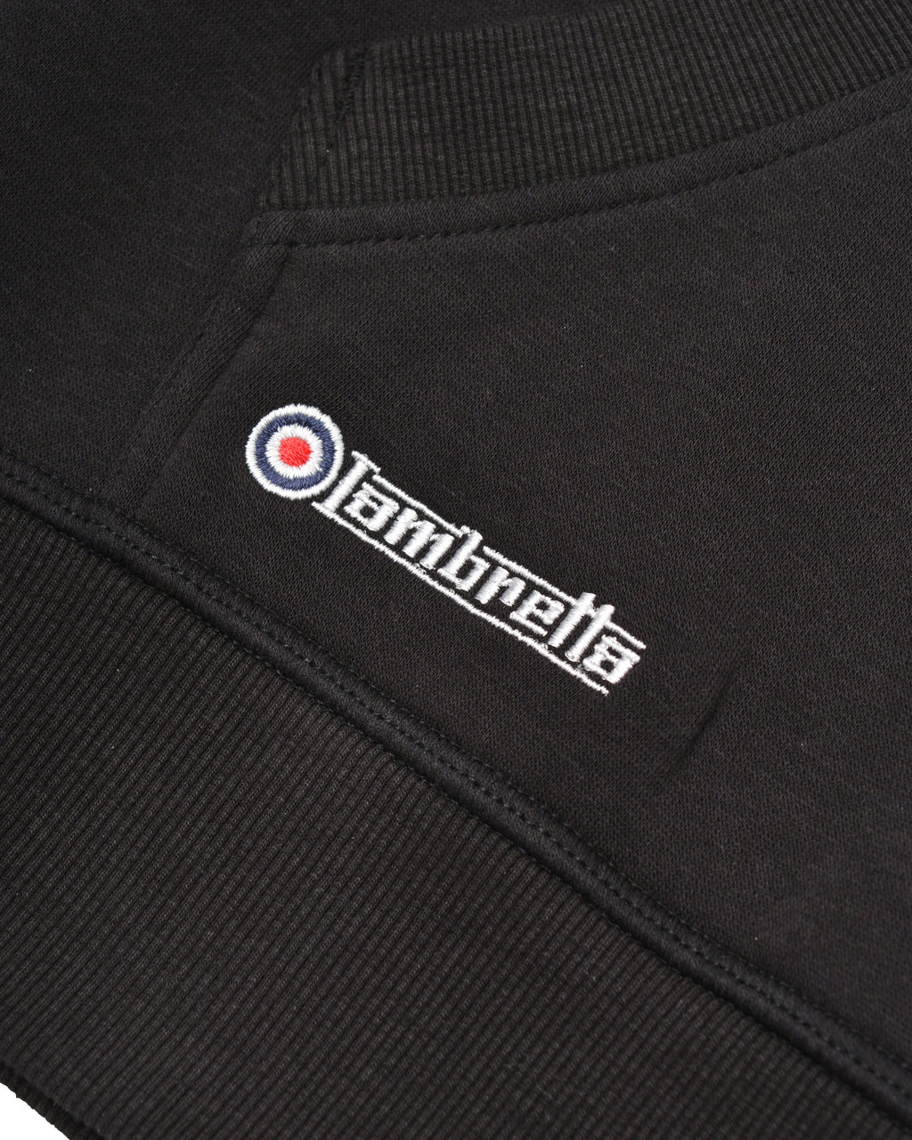 Lambretta Target Hoodie Black