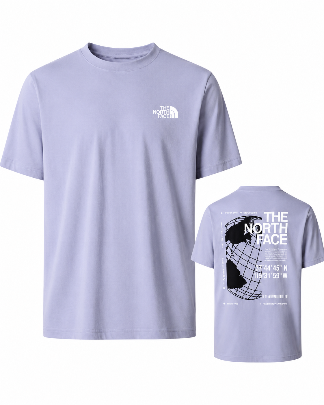 The North Face1 The North Face Mens Globe Reload Relaxed T Shirt In Grey Colour