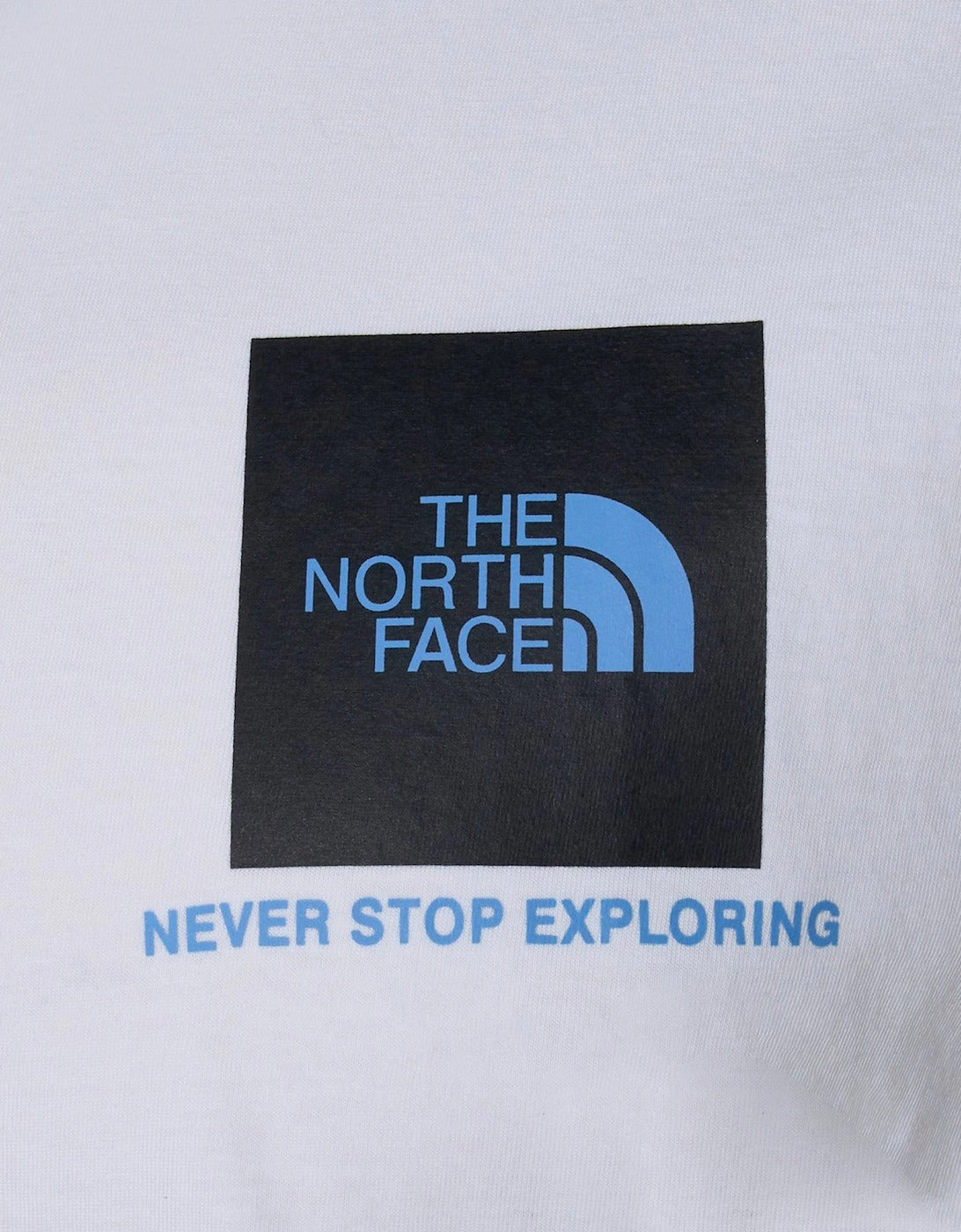 The North Face men small box Tee White
