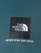 The North Face men small box Tee Dark Mallard Blue