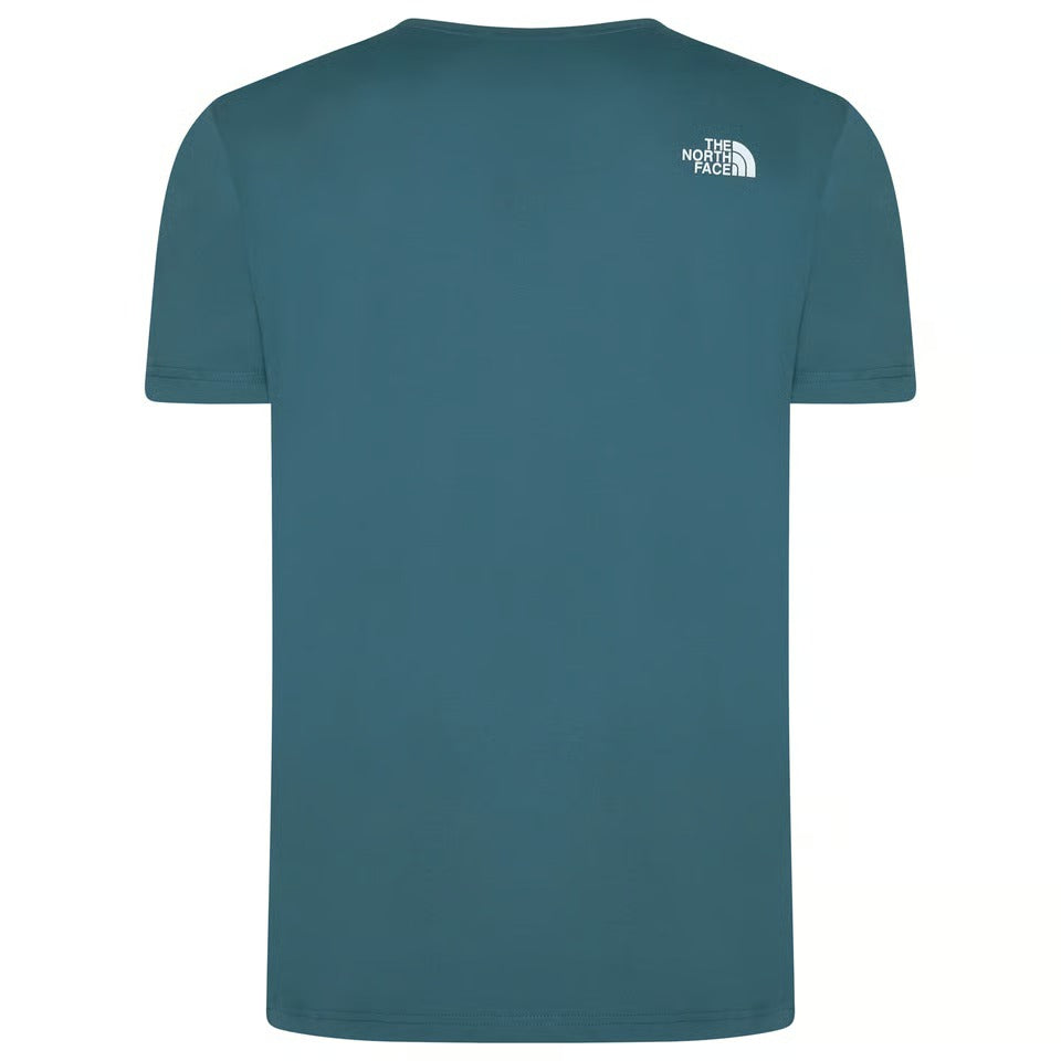 The North Face men small box Tee Dark Mallard Blue
