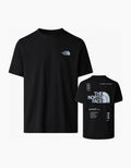 The north face mens graphic relaxed T Shirt in  black