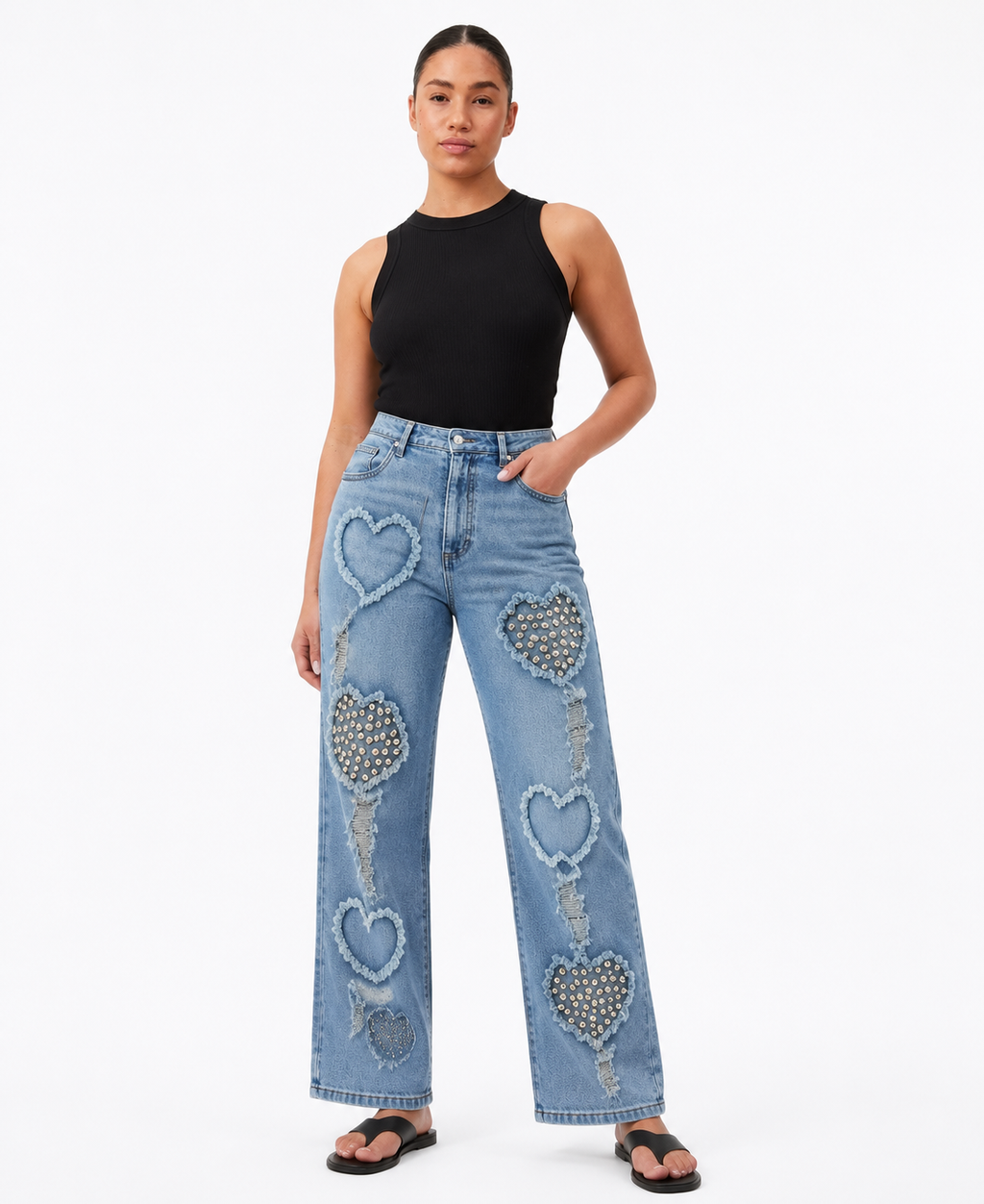 Embellished Ladies Jeans