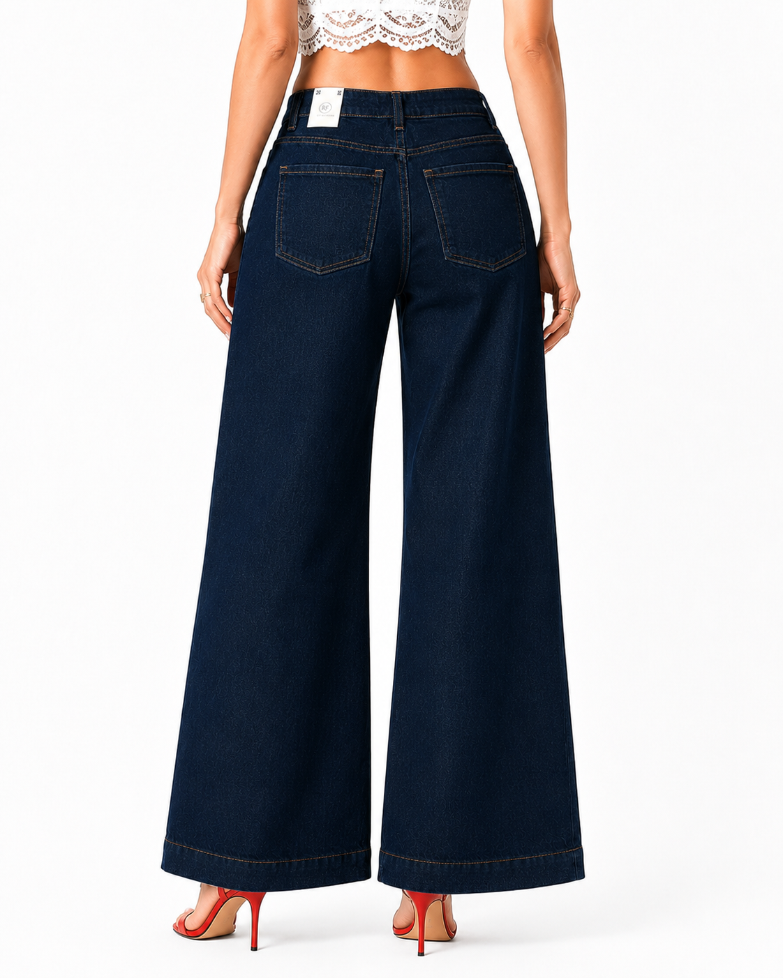 Ladies Straight Jeans  Y6759T