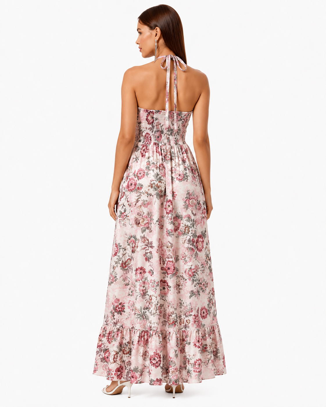 Ladies Maxi Dress Pink