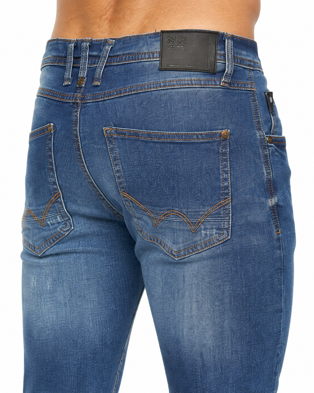 Duck & Cover Tranfold Slim Fit Jeans Stone Wash