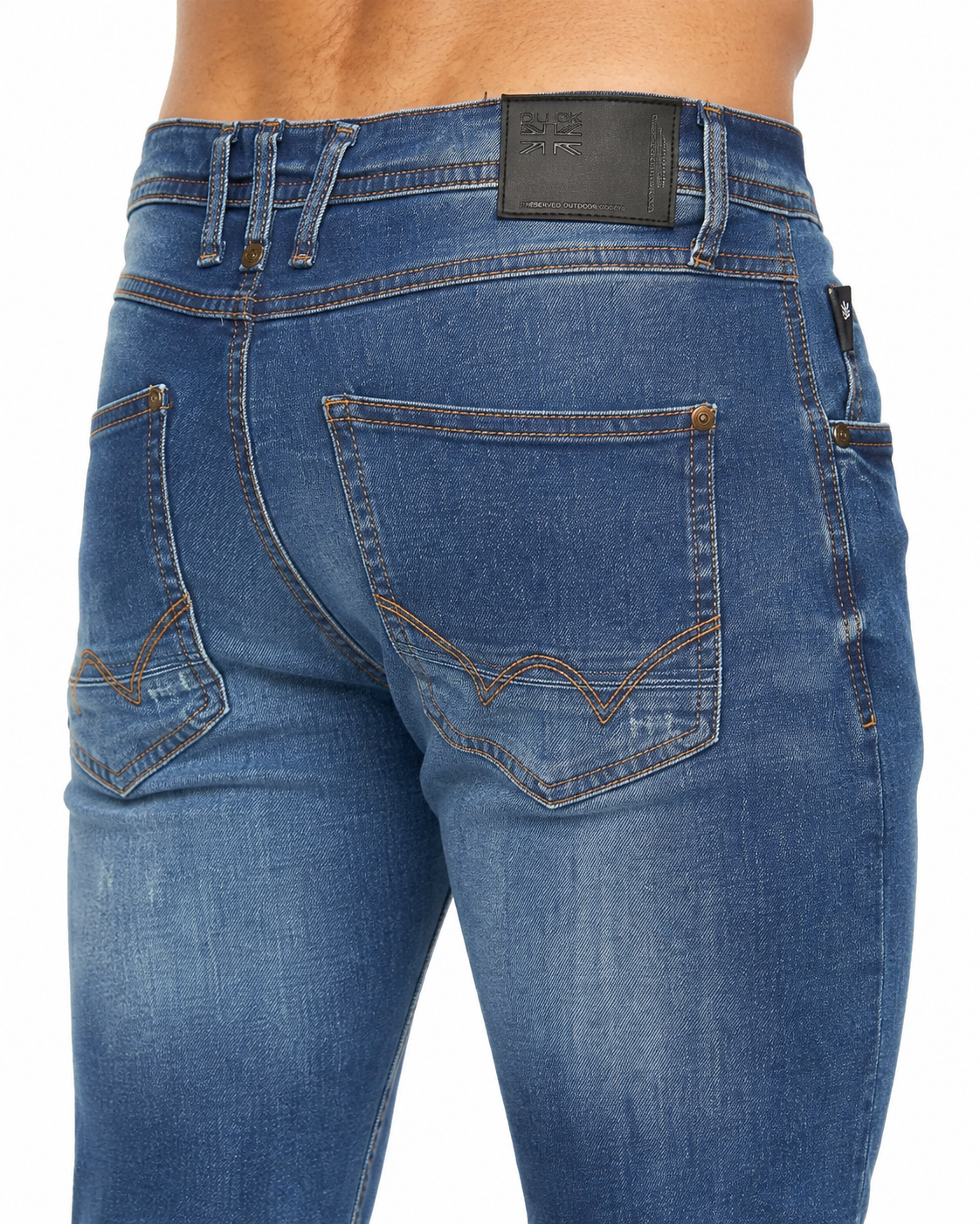 Duck & Cover Tranfold Slim Fit Jeans Stone Wash