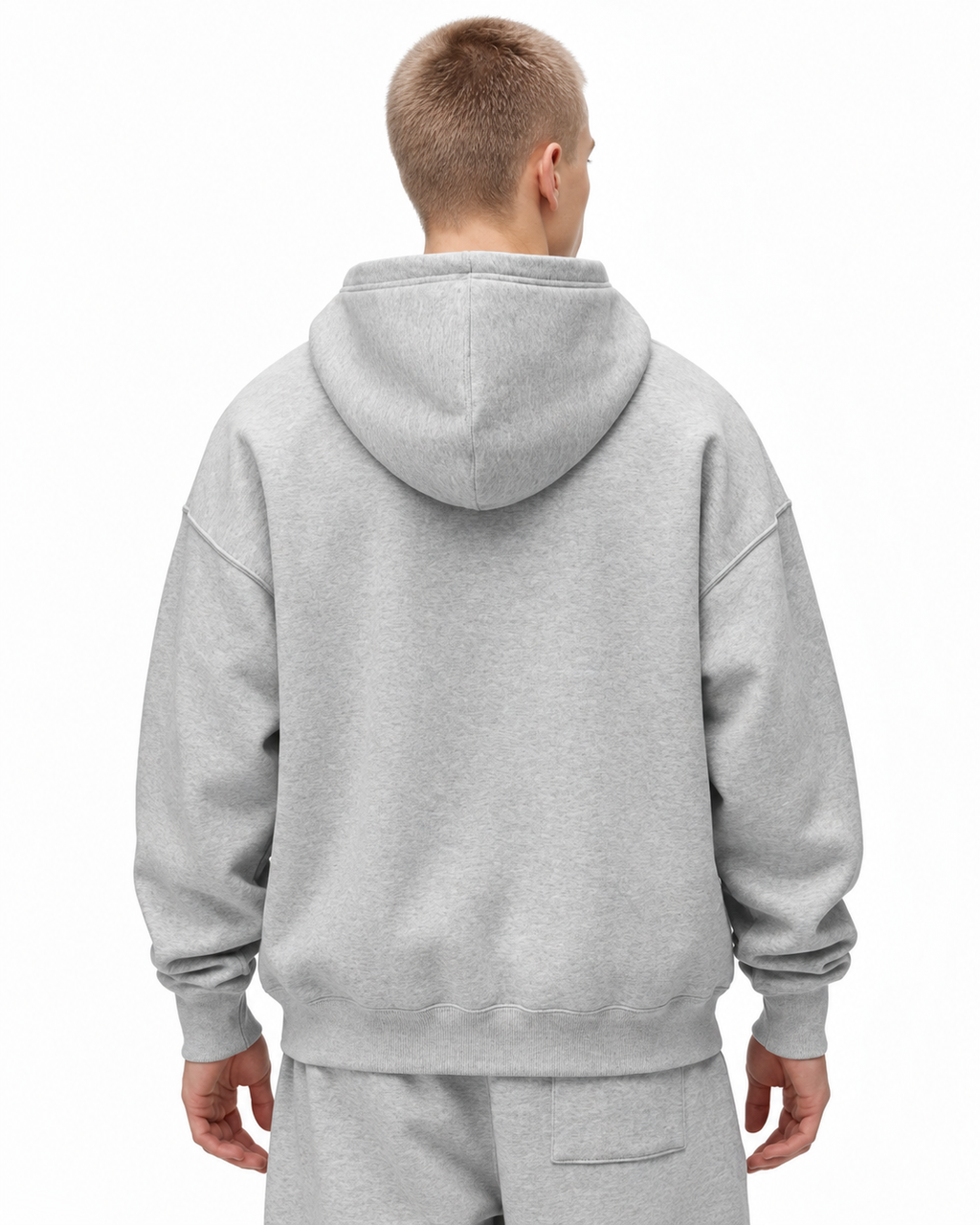 Nike Jordan Brooklyn Fleece Hoodie Grey
