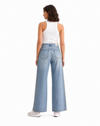 ladies loose straight jeans  L126
