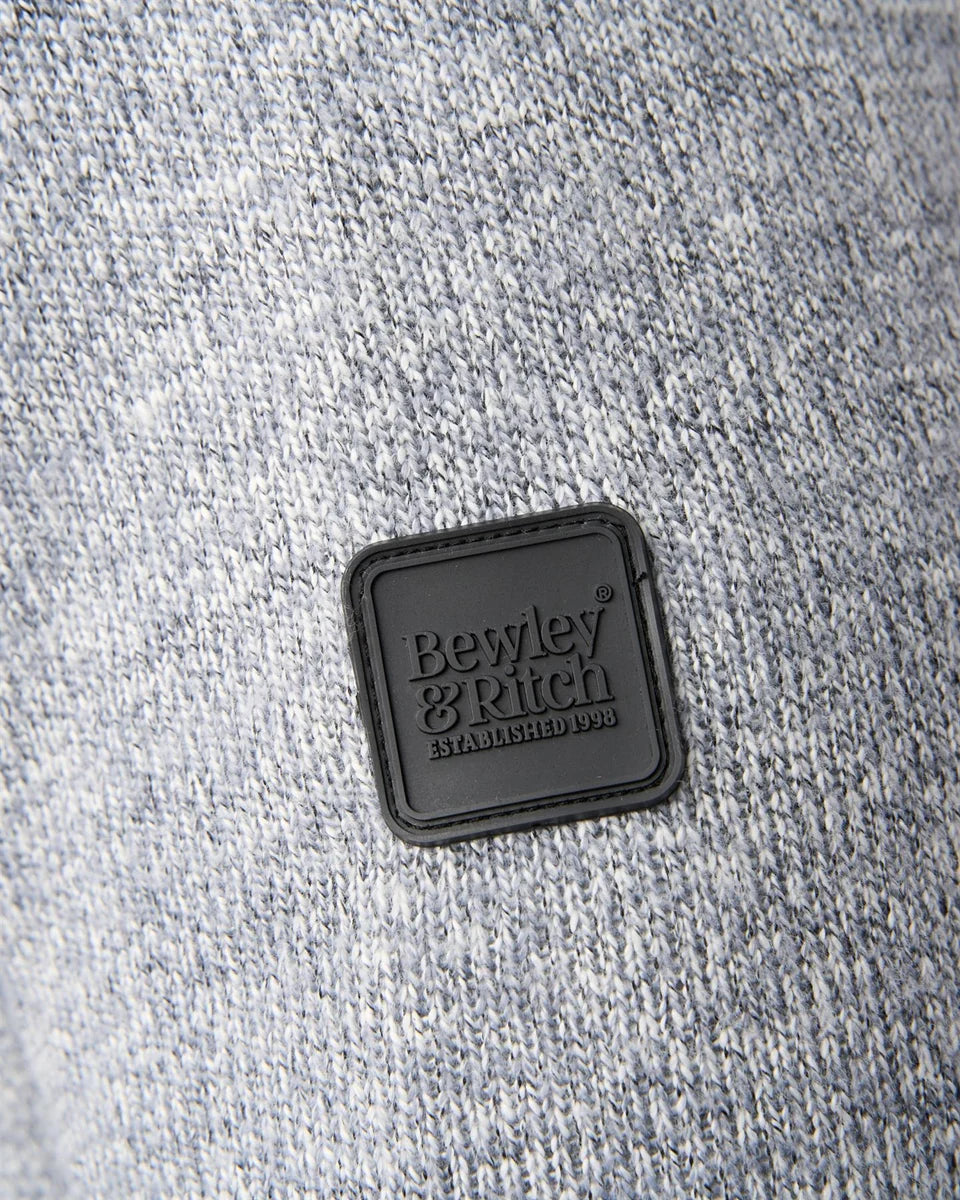 Tonbridge  Fleece lined  Hoody  Light Grey Marl