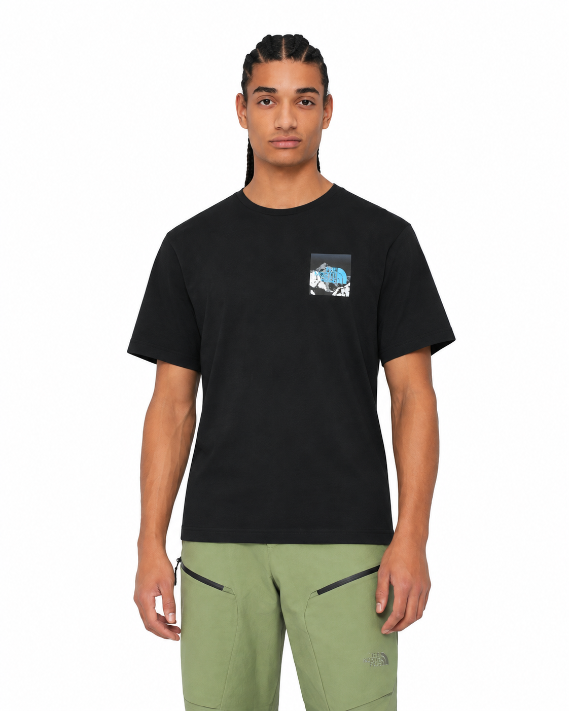 The North Face Mens Energy Graphic Logo T Shirt in Black