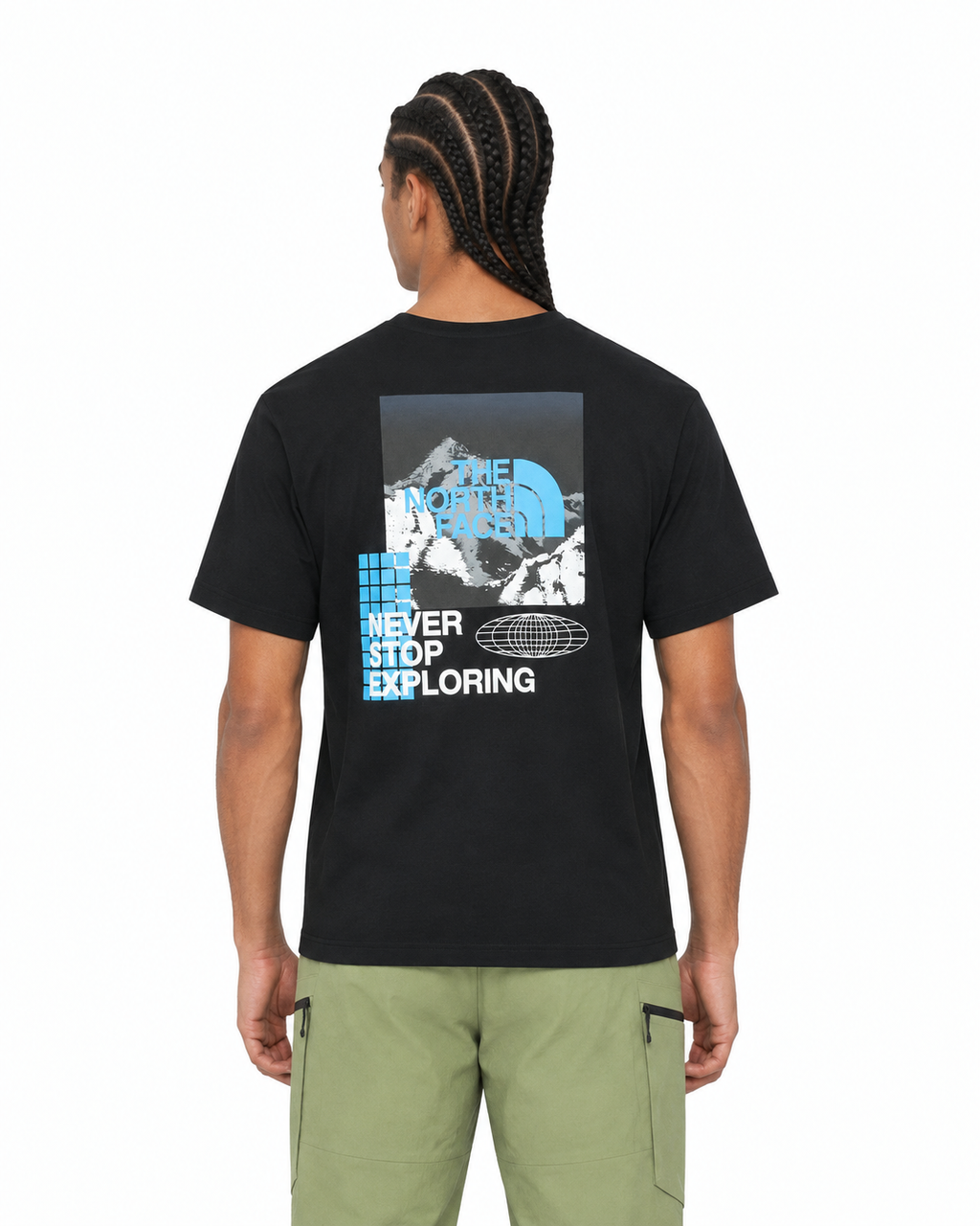 The North Face Mens Energy Graphic Logo T Shirt in Black